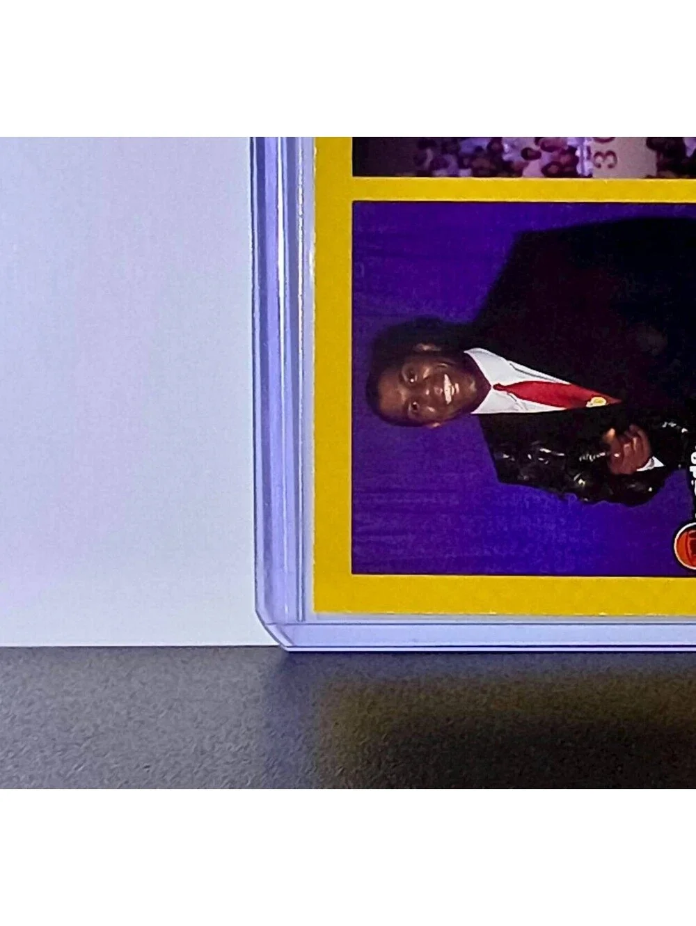 Michael Jordan Magic Johnson 1990-91 NBA Hoops Super Streaks #385 Card Bulls